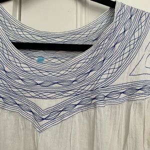Hand embroidered top. Made and purchased in Tulum.